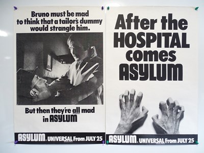 Lot 145 - ASYLUM (1972) - (2 in Lot) - A pair of British...