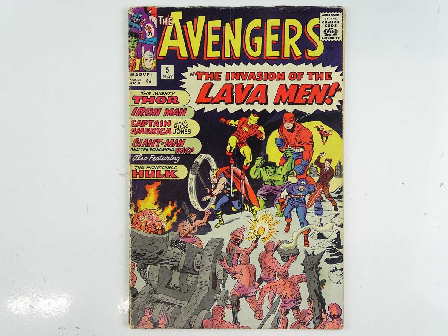 Lot 2 - AVENGERS #5 - (1964 - MARVEL - UK Price...