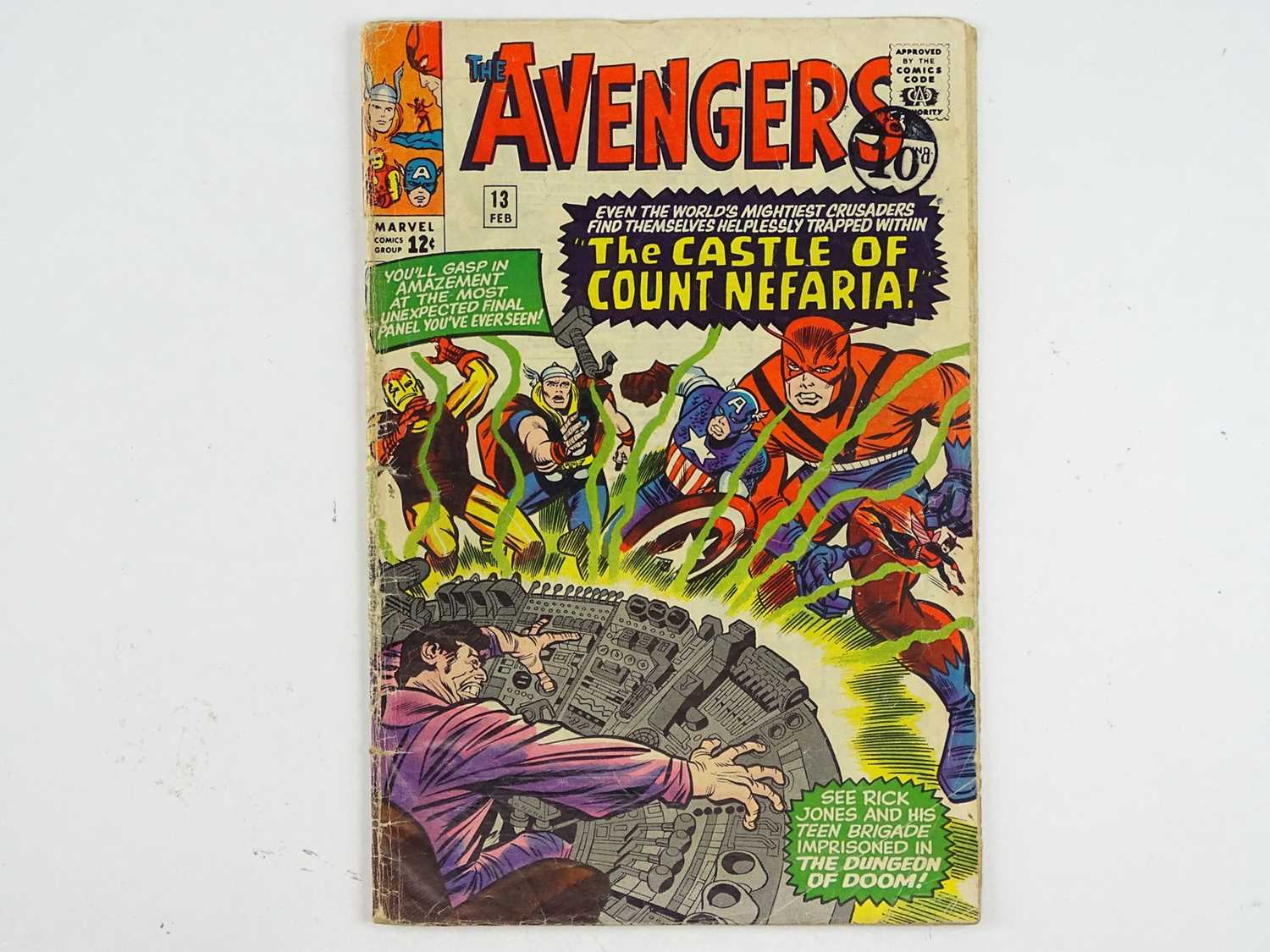 Lot 3 - AVENGERS #13 (1965 - MARVEL - UK Cover Price) -...