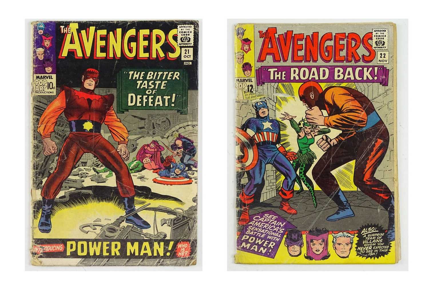 Lot 5 - AVENGERS #21 & 22 - (2 in Lot) - (1965 -...
