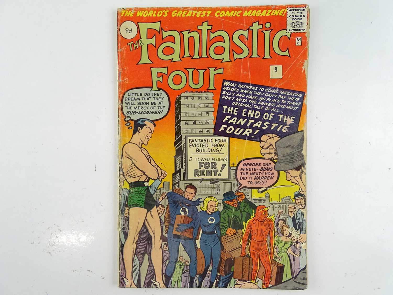 Lot 18 - FANTASTIC FOUR #9 (1962 - MARVEL - UK Price...