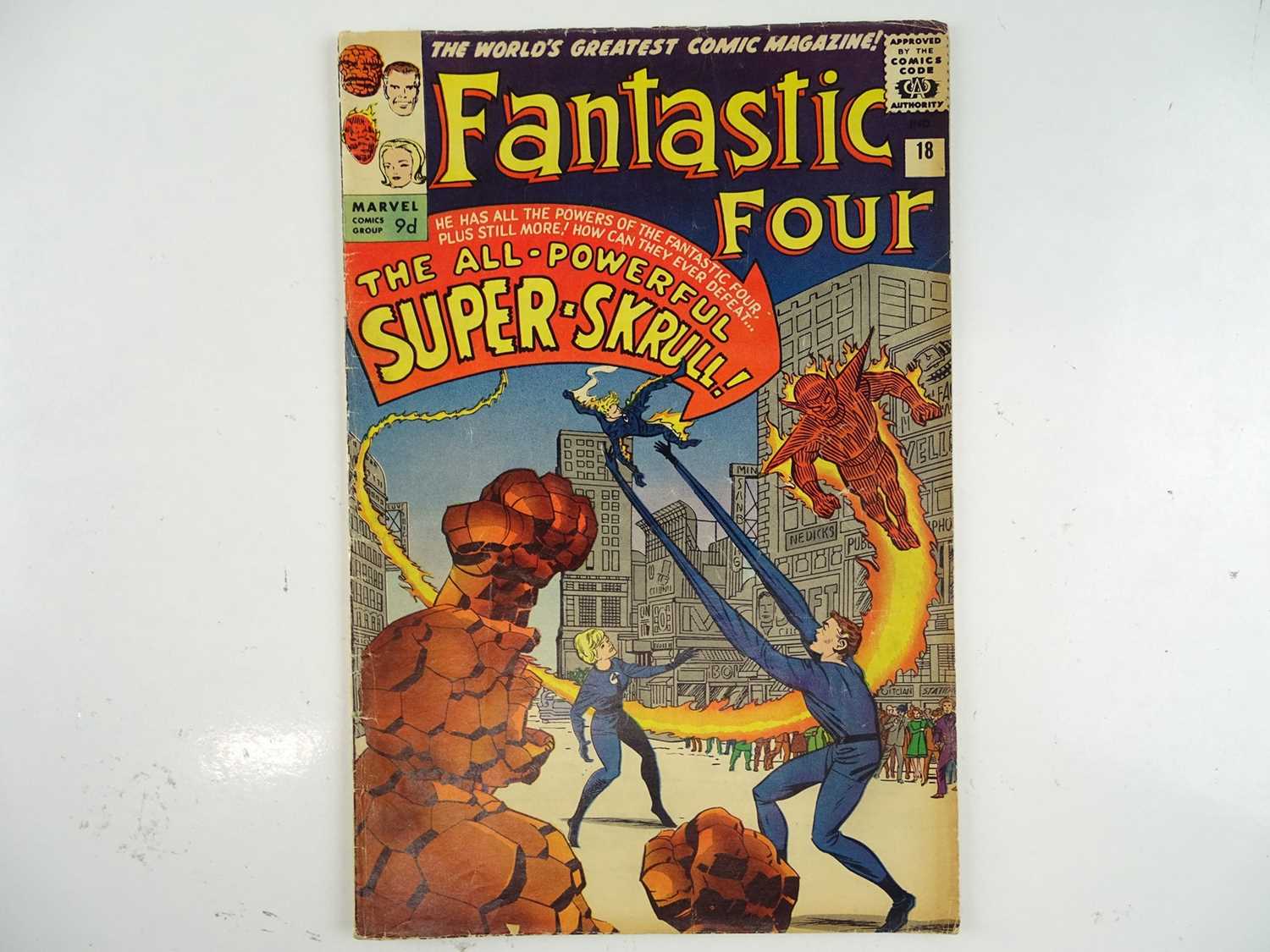 Lot 20 - FANTASTIC FOUR #18 (1963 - MARVEL - UK Price...