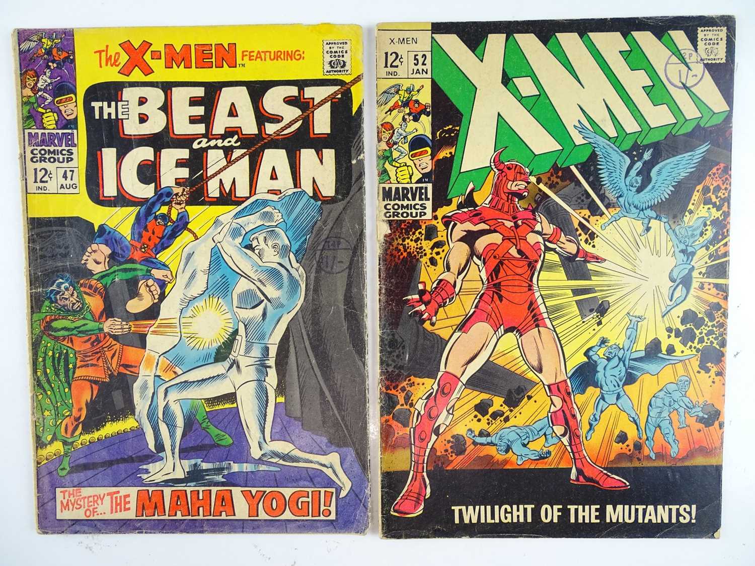 Lot 32 - X-MEN #47 & 52 - (2 in Lot) - (1968/69 -...